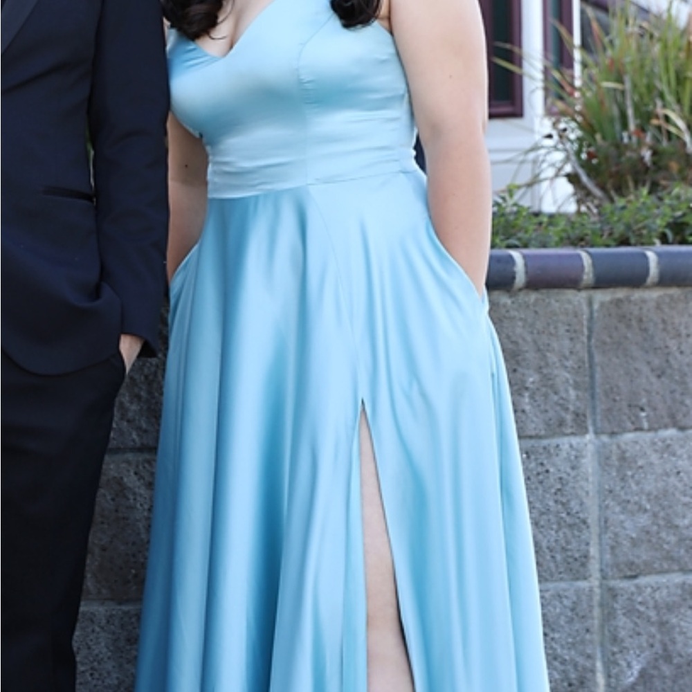Blue Prom Gown